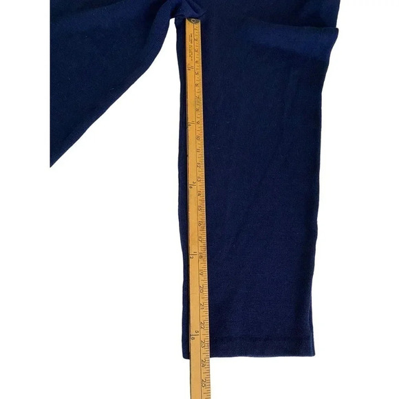 St. John Basics Women's Elastic Waist Pull On Fleece Cropped Pant Size 8 - Picture 3 of 4